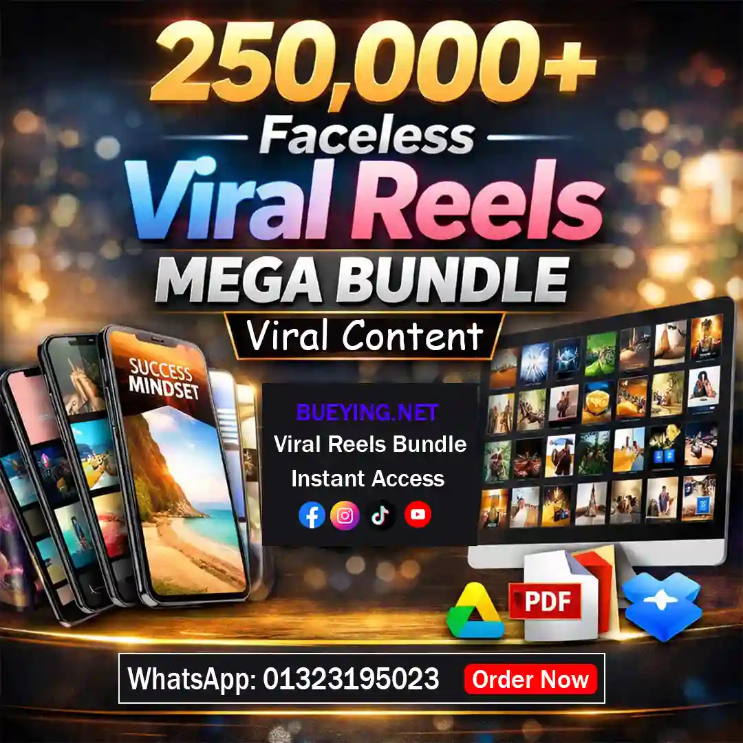 Faceless Viral Reels Mega Bundle