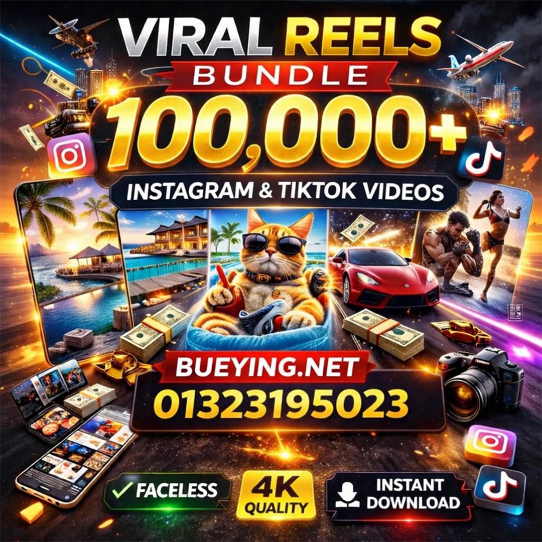 Viral FB Tiktok Instagram Reels Bundle Faceless Video Content