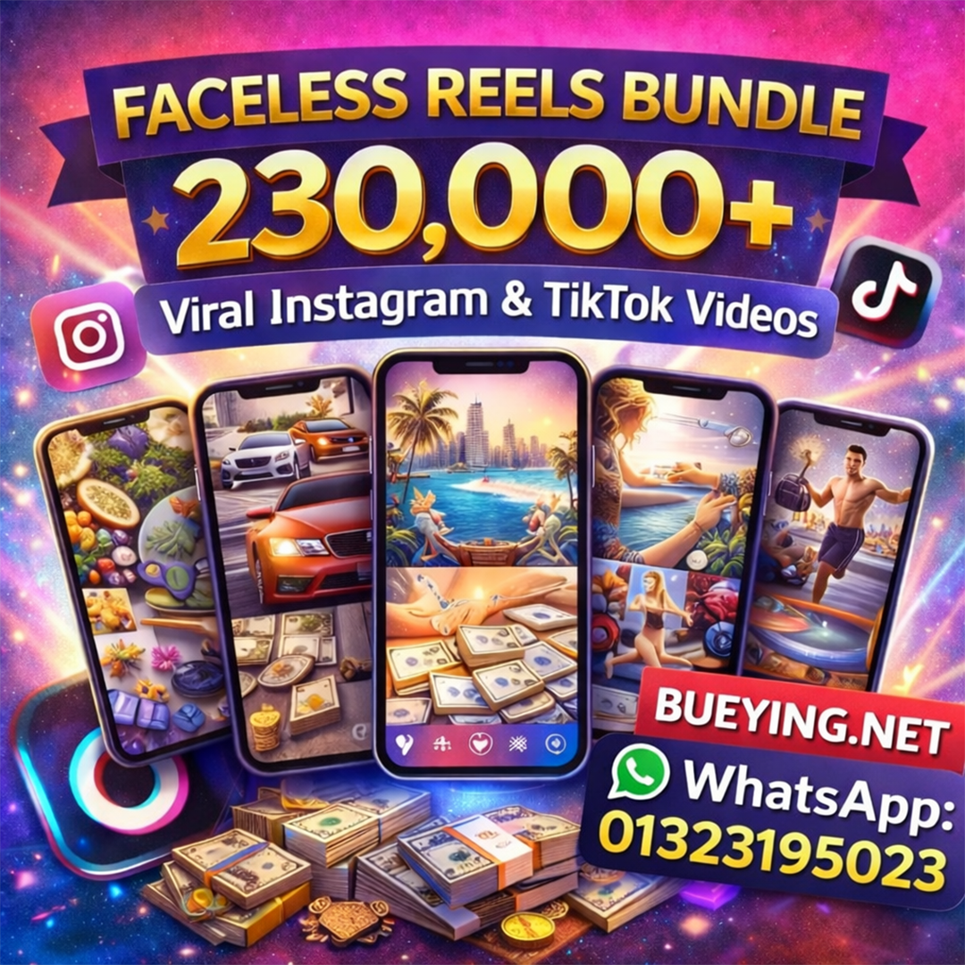 Viral TikTok Instagram Reels Bundle Faceless Video